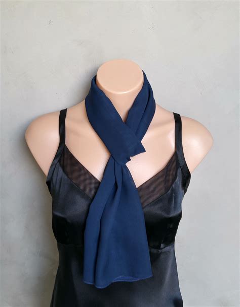 navy blue scarf